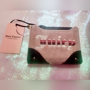 Juicy Couture Gray and Black Clutch